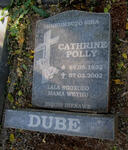 DUBE Cathrine Polly 1932-2002