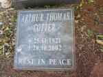 COTTER Arthur Thomas 1921-2002