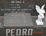 PEDRO Antonio G. 1914-1974 & Rosa M. 1927-1989