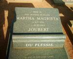 PLESSIS Martha Magrieta,du nee JOUBERT 1932-1983