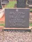 BARANOV Alexander 1899-1970 & Eve 1906-1970