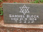 BLOCK Samuel -1924