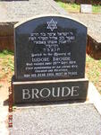 BROUDE Isidore -1954