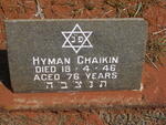 CHAIKIN Hyman -1946