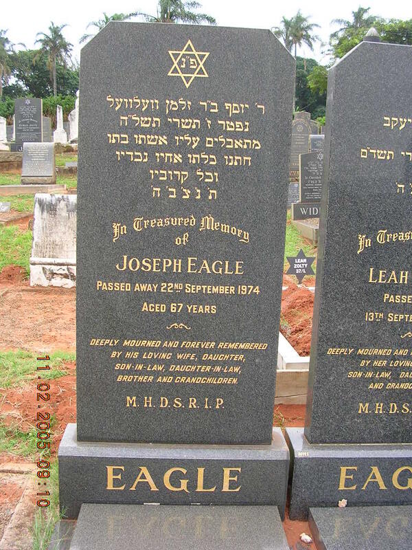 EAGLE Joseph -1974