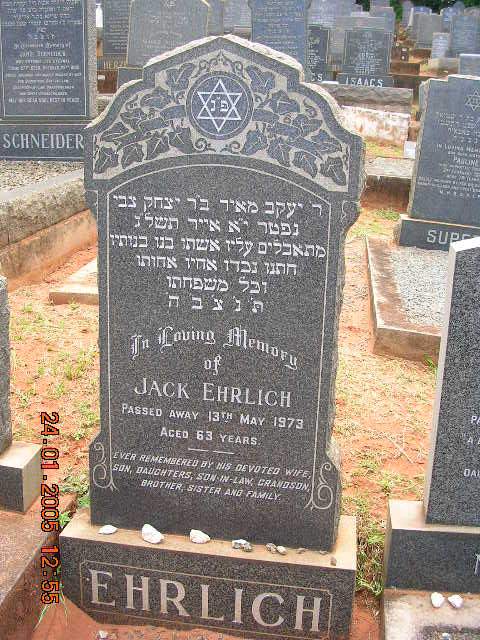 EHRLICH Jack -1973