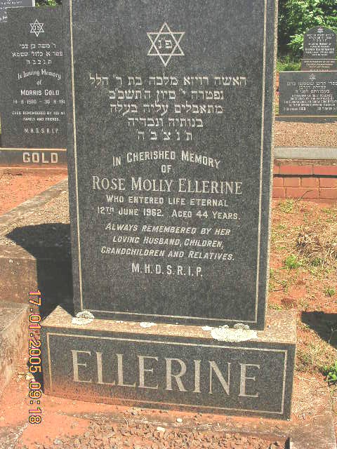 ELLERINE Rose Molly -1962