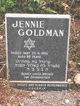 GOLDMAN Jennie -1995