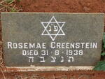 GREENSTEIN Rosemae -1938