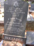 HOLENDER Paul -1976