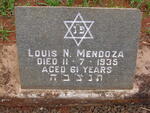 MENDOZA Louis N. -1935