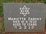 ZARCHY Marietta -1930