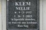 KLEM Nellie 1932-2015