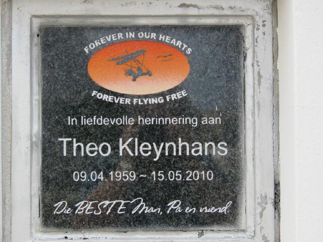 KLEYNHANS Theo 1959-2010
