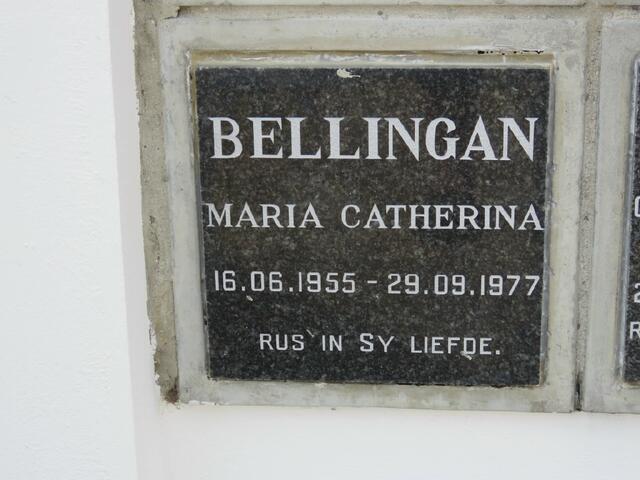 BELLINGAN Maria Catherina 1955-1977