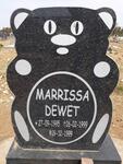 DEWET Marrissa 1995-1999