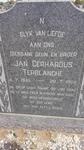 TERBLANCHE Jan Gerhardus 1945-1962