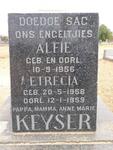 KEYSER Alfie 1956-1956 :: KEYSER Etrecia 1958-1959