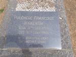 HANEKOM Pulcheré Francoise 1894-1966
