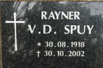 SPUY Rayner, v.d. 1918-2002