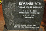 ROSENBUSCH Oskar Karl Helmut 1931-2011