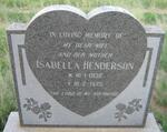HENDERSON Isabella 1932-1975
