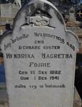 FOURIE Hendrina Magretha 1882-1941