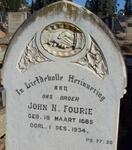 FOURIE John N. 1885-1934