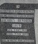 LOUW Jacobus Hendrik 1921-1950