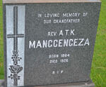 MANGCENGEZA A.T.K. 1884-1926