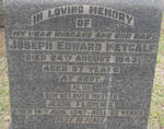 METCALF Joseph Edward -1943 & Jessie Florence -1947