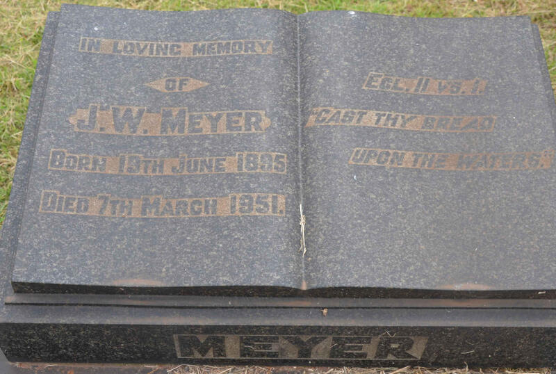 MEYER J.W. 1895-1951