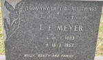 MEYER T.E. 1883-1957