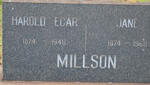 MILLSON Harold Egar 1874-1948 & Jane 1874-1968