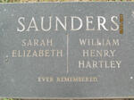 SAUNDERS William Henry Hartley & Sarah Elizabeth