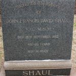 SHAUL John Francis David -1953
