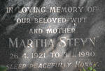 STEYN Martha 1921-1990
