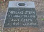 STEYN Nicolaas 1864-1906 :: Anna 1896-1900