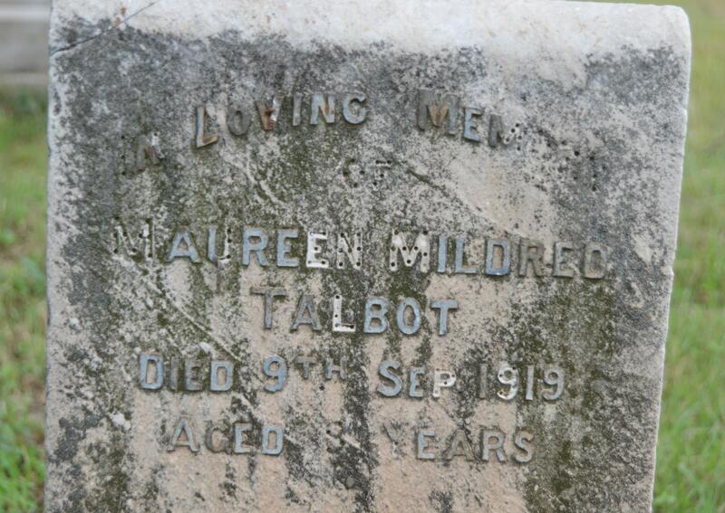 TALBOT Maureen Mildred -1919