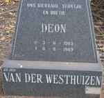 WESTHUIZEN Deon, van der 1969-1969