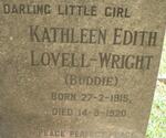 WRIGHT Kathleen Edith, Lovell 1915-1920
