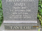 TAYLOR Johanna Jacoba Maria -1956