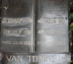 TONDER Susanna F.C., van 1867-1959 :: VAN TONDER Maria M. 1905-1962