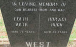 WEST Horace Hugh & Edith Ruth