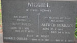 WIGGILL Alfred Charles 1888-1970 & Olive Maud 1893-1973 :: WIGGILL Reginald Charles 1927-1977