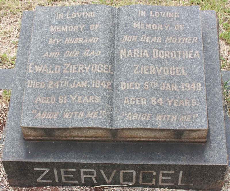 ZIERVOGEL Ewald -1942 & Maria Dorothea -1948