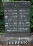BEER Johannes Ada, de 1892-1958 & Dina J.A. 1898-1962