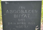 BHYAT Aboobaker -1969