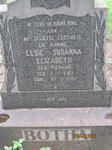 BOTHA Elsie Susanna Elizabeth nee PIENAAR 1919-1957