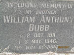 BUBB William Anthony 1911-1946